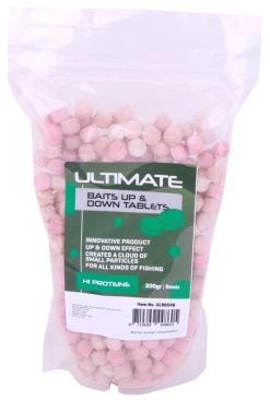 Ultimate Baits Up & Down Tablets 300gr. 9mm. Hi Proteine -Vissen Kortingswinkel 18ec49b7d274aa99