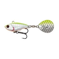 Savage Gear Fat Tail Spin (No Lead) 6,5cm (12,5g) Lemon Back Flash