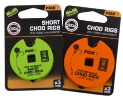 Fox Edges Ready Tied Chod Rig Short 3pcs 25LB #6