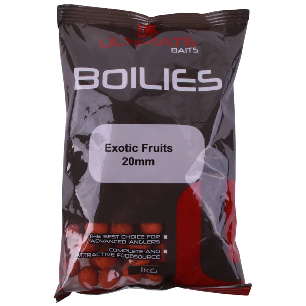 Ultimate Baits Boilies 20mm 1kg - Exotic Fruits 3 Ultimate Baits Boilies 20mm 1kg - Exotic Fruits