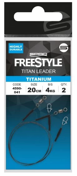 Spro Freestyle Titan Titanium Leader 30cm 0,24mm/4kg -Vissen Kortingswinkel 5eea2526b02dd5be