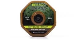RidgeMonkey RM-Tec Soft Coated Hooklink Organic Brown 15,9kg (20m)