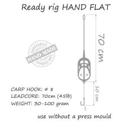 Life-Orange In-Line Carp Rig Hand Flat 40g -Vissen Kortingswinkel 9875ceadeae67bfa