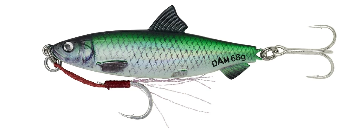 Dam Salt-X Herring Casting Jig 9cm 68g Sinking Green UV 3 Dam Salt-X Herring Casting Jig 9cm 68g Sinking Green UV