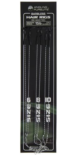 Angling Pursuits Sixpack Hair Rigs 15lb Size 6 / 8 / 10 -Vissen Kortingswinkel c2fb53652eecf1a2