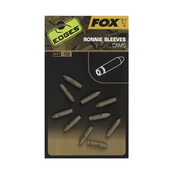 Fox Edges Ronnie Sleeves (10 Stuks) 3 Fox Edges Ronnie Sleeves (10 Stuks)