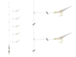 Daiwa GrandW. Herring-Rig Sabiki #10 Pink Glow